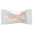 Soft Peppermint in a White Wrapper w/ Pink Ribbon